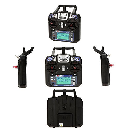 GoolRC Flysky FS-i6 AFHDS 2A 2.4GHz 6CH Radio System Transmitter for RC Helicopter Glider with FS-iA6 Receiver