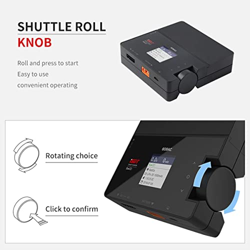 ISDT 608AC Battgo Lipo Battery Charger 6S/8A/200W AC/DC Smart Charger for LiFe, Lilon, LiPo, LiHv / Pb / NiMH Battery Balance Charger Discharger?Battery Charger Adapter?