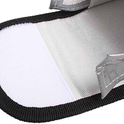 O'woda Fireproof Explosion-Proof Lipo Battery Bag Safe Sleeve Guard Pouch Sack Charge Protection for DJI Phantom 3/4 / Inspire (Pack of 3)