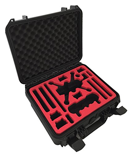 Professional Carrying Case for DJI Spark with Space for 6 Batteries and Much More Accessories (Spark Explorer)