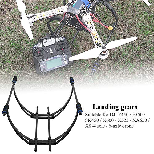 VGEBY 2Pcs Highten Landing Gear Kit, Landing Gear Heightened Extender Bracket Compatible with DJI F450 F550 SK450 X60 X8 Drone