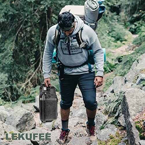 LEKUFEE Hard Carrying Case Compatible with DJI Air 2S Drone/Mavic Air 2 Drone Combo Quadcopter and New DJI RC Pro or DJI Smart Controller and DJI Mavic Air 2 Drone Accessories (Only Black Case)