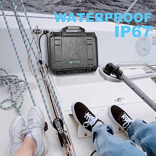 LEKUFEE Hard Carrying Case Compatible with DJI Air 2S Drone/Mavic Air 2 Drone Combo Quadcopter and New DJI RC Pro or DJI Smart Controller and DJI Mavic Air 2 Drone Accessories (Only Black Case)