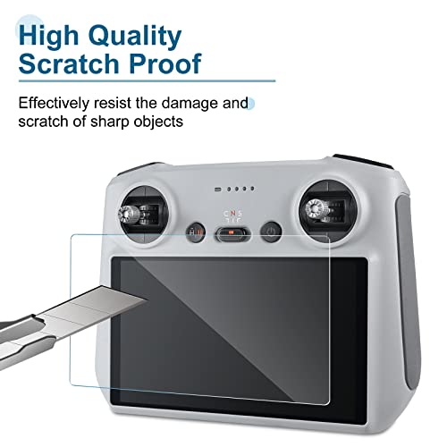 Skyreat Mini 3 Pro Screen Protector Compatible with DJI RC Remote Controller Accessories, 9H Hardness Anti-Scratch Tempered Glass for DJI Mini 3 Pro Accessories (2-Pack)â¦
