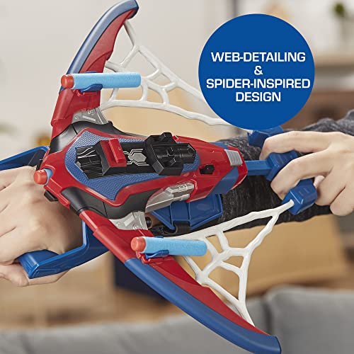 Spider-Man Web Shots Spiderbolt Nerf Powered Blaster Toy for Kids Ages 5 & Up
