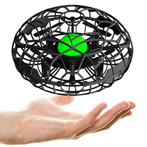 Force1 Scoot XL Hand Drones for Kids - Flying Ball Drone, Kids Drone, Flying Toys for Boys and Girls (Black)