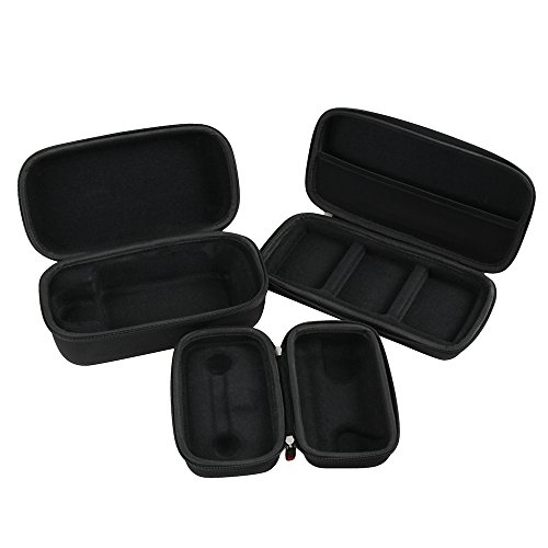 Hermitshell Hard Travel Case Fits DJI Mavic Pro Foldable Drone Body + Remote Controller Transmitter + 3 Batteries