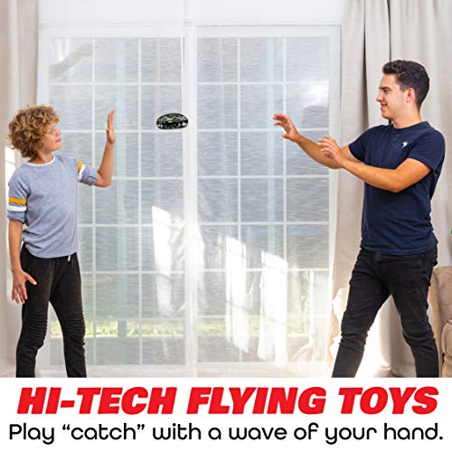 Force1 Scoot XL Hand Drones for Kids - Flying Ball Drone, Kids Drone, Flying Toys for Boys and Girls (Black)