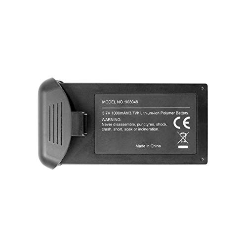 Fytoo 2PCS 3.7V 1000mah Lithium Battery for HS110D Aerial Photography Quadcopter Accessories Remote Control Drone Battery