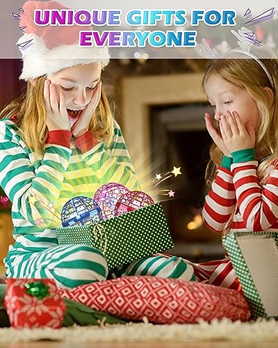 UFO Magic Flying Orb Hover Ball Toy with Lights,2022 Cool Stuff Kids Gadgets Christmas Toy Gift for Teen Boy Girl 678910+ Year Fun Birthday Gift,Mini Drones for Kids,Galactic Fidget Flying Spinner