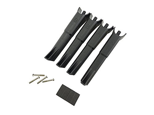 Fytoo Accessories Landing Gear for MJX B2C B2W Bugs 2 D80 F18 F200SE Bushless Four-axis Aircrft Upgrade Parts RC Quadcopter Drone Landing Skid (Black)