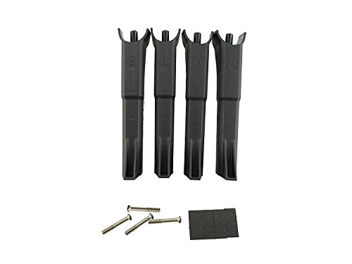 Fytoo Accessories Landing Gear for MJX B2C B2W Bugs 2 D80 F18 F200SE Bushless Four-axis Aircrft Upgrade Parts RC Quadcopter Drone Landing Skid (Black)