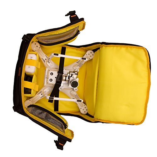 Ape Case ACPRO1500W Water Resistant Drone Backpack Carrying Case For DJI Mavic, Yuneec, And Parrot Drones, Controllers, And Accessories