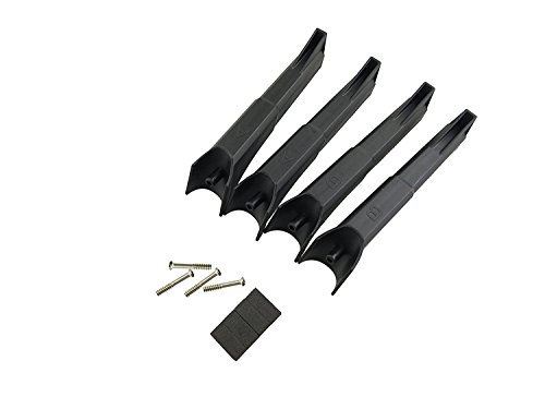 Fytoo Accessories Landing Gear for MJX B2C B2W Bugs 2 D80 F18 F200SE Bushless Four-axis Aircrft Upgrade Parts RC Quadcopter Drone Landing Skid (Black)