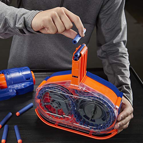 NERF Elite Titan CS-50 Toy Blaster -- Fully Motorized, 50-Dart Drum, 50 Official Elite Darts, Spinning Barrel -- for Kids, Teens, Adults