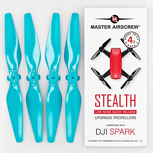 MAS Upgrade Propellers for DJI SPARK in Blue - x4 in Set