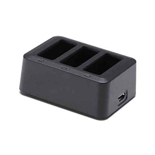 DJI 3-Bay Battery Charging Hub Tello Drone Batteries, Black, CP.PT.00000271.01