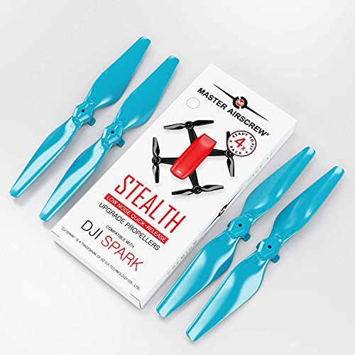 MAS Upgrade Propellers for DJI SPARK in Blue - x4 in Set