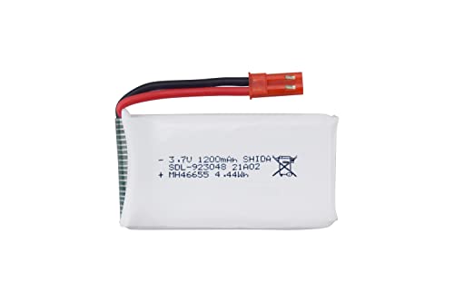 sea jump 4PCS 3.7V 1200mAh Lithium Battery with 4in1 Charger for X900 X9TW Folding Quadcopter Accessories Remote Control Drone Battery