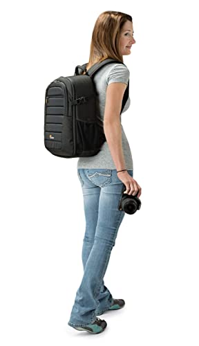 LowePro Tahoe BP 150. Lightweight Compact Camera Backpack for Cameras and DJI Spark Drone (Black).
