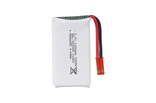 sea jump 4PCS 3.7V 1200mAh Lithium Battery with 4in1 Charger for X900 X9TW Folding Quadcopter Accessories Remote Control Drone Battery