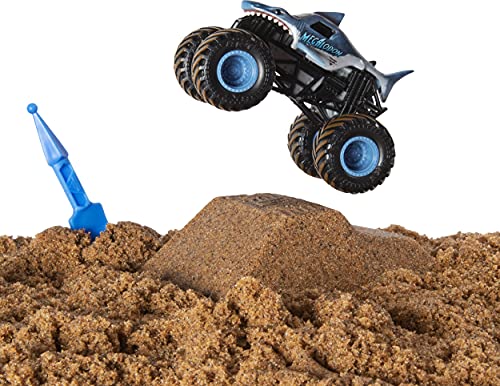 Monster Jam Megalodon Monster Dirt Starter Set, Featuring 8 Ounces of Monster Dirt & Monster Truck