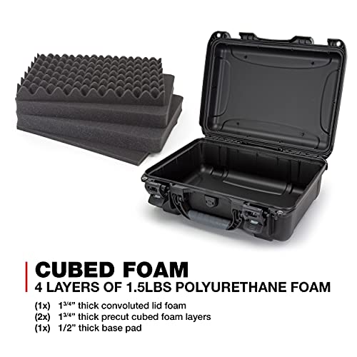 Nanuk 925-1001 Waterproof Hard Case with Foam Insert - Black