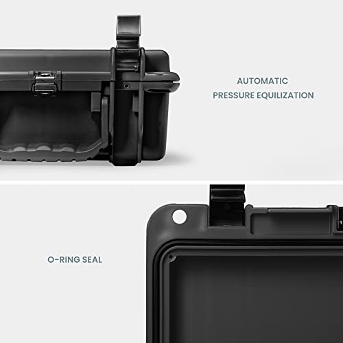 Seahorse 300 Protective Case with Foam, Neon Orange, Small