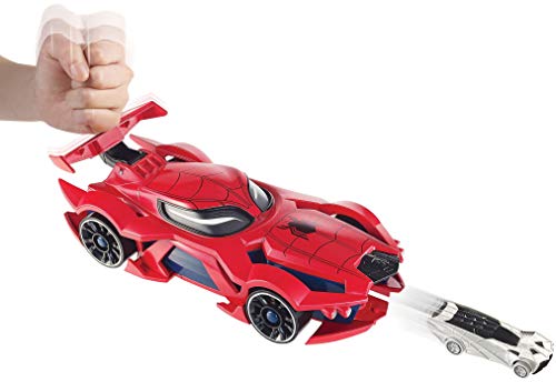 Hot Wheels Marvel Spider-Man Web Car Launch [Amazon Exclusive]