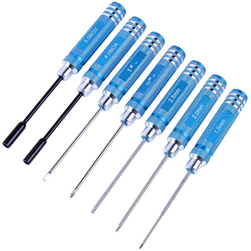 Hobbypark 11 in 1 Professional Multi RC Tools Kits Box Set Screwdriver Pliers Wrench Repair for RC Car Multirotors Airplane Boat