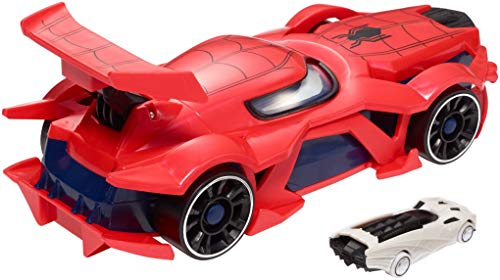Hot Wheels Marvel Spider-Man Web Car Launch [Amazon Exclusive]