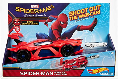 Hot Wheels Marvel Spider-Man Web Car Launch [Amazon Exclusive]