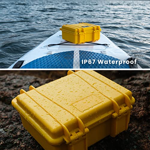 Seahorse 300 Protective Case with Foam, Neon Orange, Small