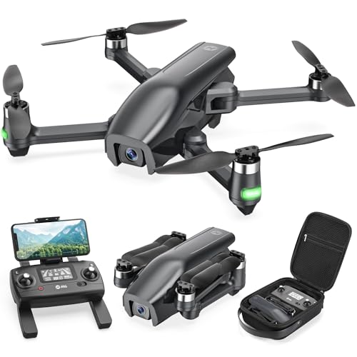 Holy Stone HS710 Drones with Camera for Adults 4K, GPS FPV Foldable 5G Quadcopter for Beginners with Optical Flow Positioning, Auto Return Home, Follow Me, Brushless Motor, 50 Mins Long Flight Time