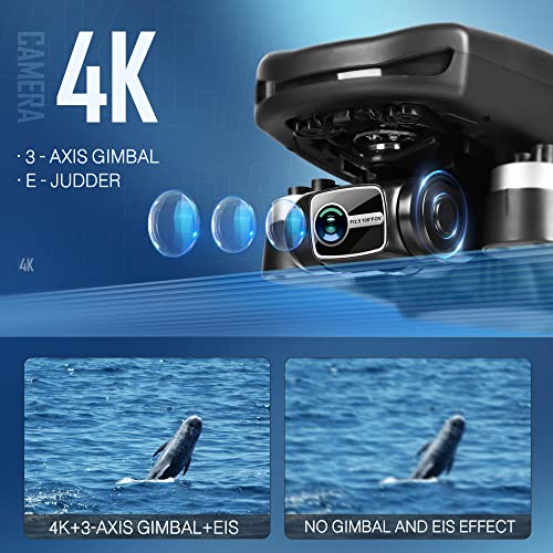 High-Performance Drone: 4K Camera, GPS Navigation, Dual Battery