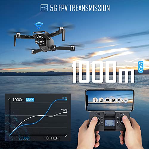High-Performance Drone: 4K Camera, GPS Navigation, Dual Battery
