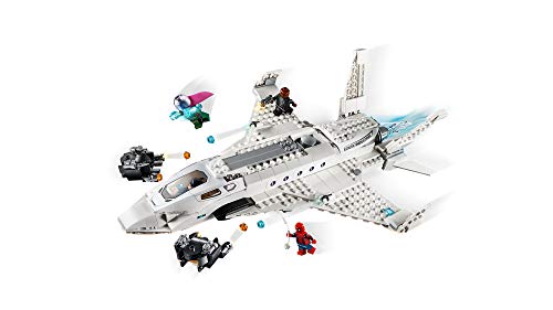 LEGO Marvel Spider Man Far From Home: Stark Jet and the Drone Attack 76130 Building Kit (504 Pieces)