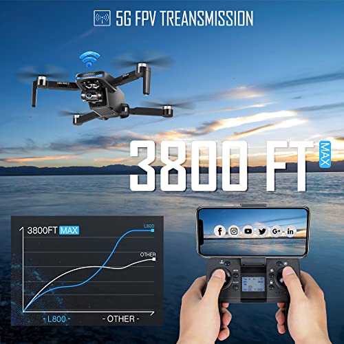 High-Performance Drone: 4K Camera, GPS Navigation, Dual Battery