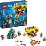 LEGO City Ocean Exploration Submarine 60264, with Toy Submarine, Coral Reef Setting, Underwater Drone, Glow in The Dark Anglerfish Figure and 4 Explorer Minifigures, New 2020 (286 Pieces)