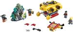 LEGO City Ocean Exploration Submarine 60264, with Toy Submarine, Coral Reef Setting, Underwater Drone, Glow in The Dark Anglerfish Figure and 4 Explorer Minifigures, New 2020 (286 Pieces)