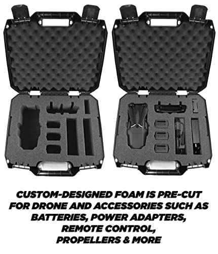 Casematix Travel Case Compatible with DJI Mavic 2 Pro Drone Quadcopter and Accessories