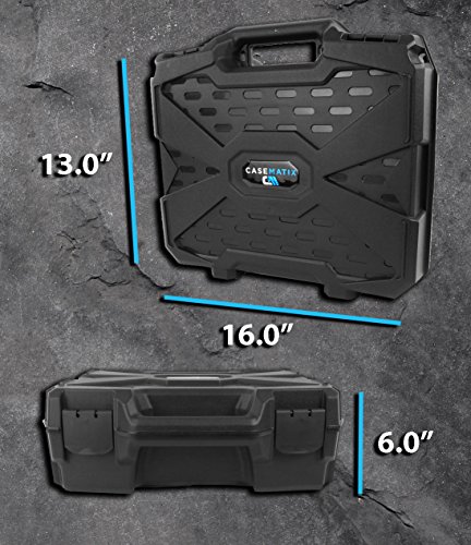 Casematix Travel Case Compatible with DJI Mavic 2 Pro Drone Quadcopter and Accessories