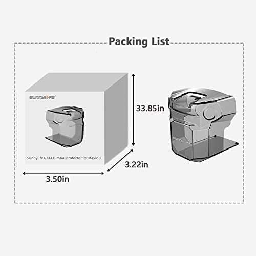 AIROKA Mavic 3 Gimbal Protector Lens Cover Dustproof for DJI Mavic 3 Drone Quadcopter Accessories Replacement