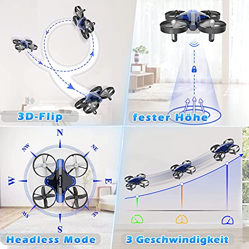 Mini Drones for Kids and Beginners,Helicopter with Remote Control,RC Pocket Quadcopter Drone with Altitude Hold Function,360??Flips and One Key Return Drone Toys for Boys and Girls