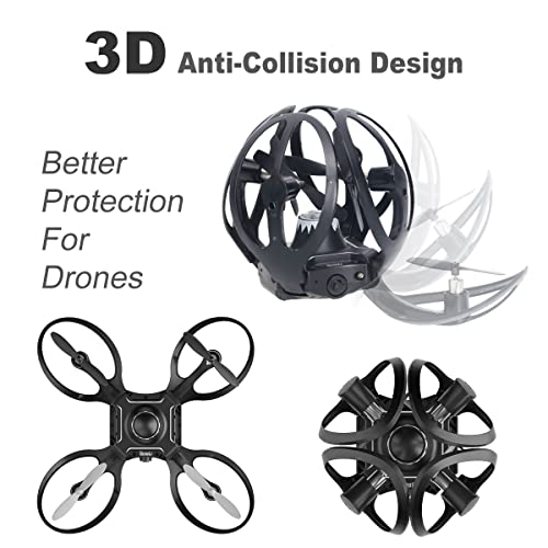 Drones for Kids,Foldable RC Small Helicopter Quadcopter for Kids - Easy-to-Fly Indoor Flying Toy with Headless Mode, Auto Hovering, and 3D Flips,Indoor Flying Toys/Gift for Boys Girls (Classic)