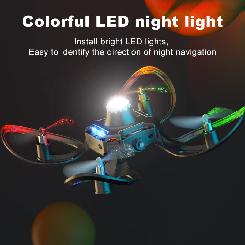 Drones for Kids,Foldable RC Small Helicopter Quadcopter for Kids - Easy-to-Fly Indoor Flying Toy with Headless Mode, Auto Hovering, and 3D Flips,Indoor Flying Toys/Gift for Boys Girls (Classic)