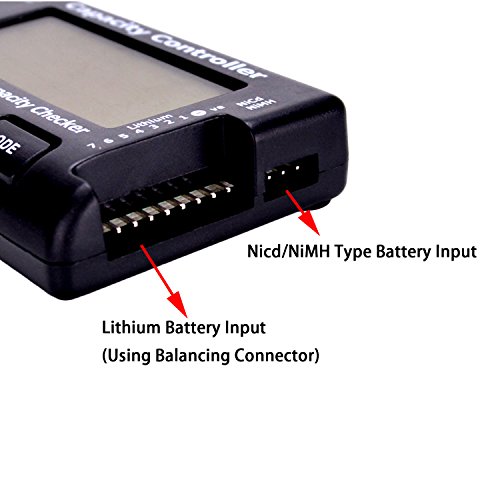 FPVKing RC CellMeter-7 Digital Battery Capacity Checker Controller Tester for LiPo LiFe Li-ion NiMH Nicd
