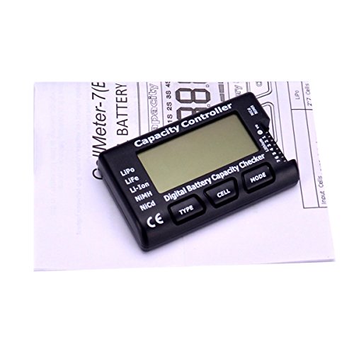 FPVKing RC CellMeter-7 Digital Battery Capacity Checker Controller Tester for LiPo LiFe Li-ion NiMH Nicd