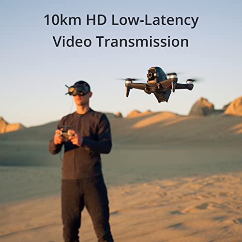 DJI FPV Combo - First-Person View Drone UAV Quadcopter with 4K Camera, S Flight Mode, Super-Wide 150Â° FOV, HD Low-Latency Transmission, Emergency Brake and Hover, Gray