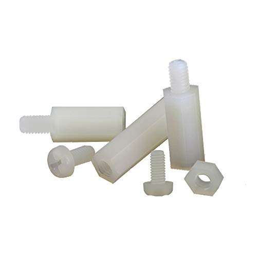 SZHKM 200pcs M3 Standoff Kit Rasberry Pi Standoffs Male Female Circuit Board Standoffs Hex PCB Standoffs Nylon Motherboard Standoffs Assortment for Drone Quadcopter Building